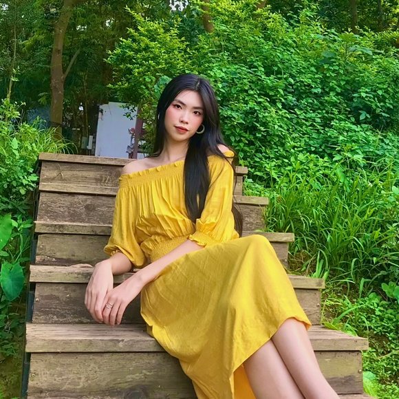 ALANTINO OFF THE SHOULDER DRESS - Picture 6 of 8